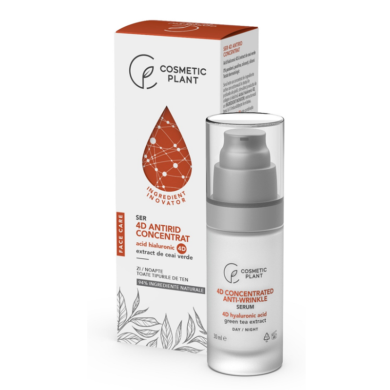 Ser antirid concentrat 4D Face Care, 30 ml - Cosmetic Plant