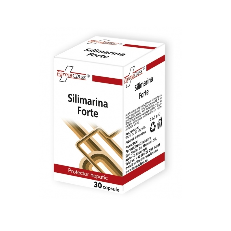 Silimarina Forte, 30 capsule, FarmaClass