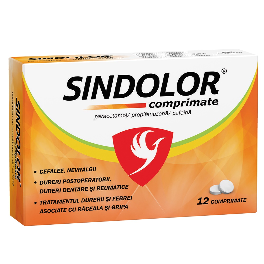 Sindolor, 12 comprimate, Fiterman : Farmacia Tei online