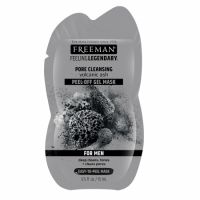 Masca pell-off pentru curatarea porilor cu cenusa vulcanica For Men, 15 ml, Freeman