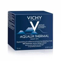 Gel-crema hidratant de noapte cu efect anti-oboseala Aqualia Thermal SPA, 75 ml, Vichy