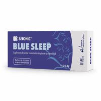 Blue Sleep, complex ingrediente naturale pentru tulburari de somn Bitonic, 30 capsule, Lifecare