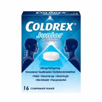 Coldrex Junior, 250 mg/100 mg/5 mg, 16 comprimate filmate, Perrigo