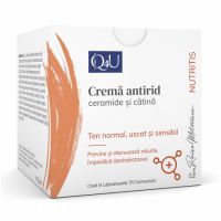 Crema antirid cu ceramide Nutritis Q4U, 50 ml, Tis Farmaceutic