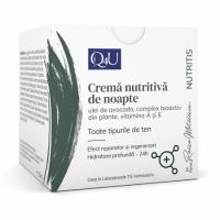 Crema nutritiva pentru noapte Nutritis Q4U, 50 ml, Tis Farmaceutic