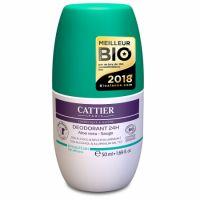 Deodorant roll-on bio 24h cu Aloe Vera, 50 ml, Cattier