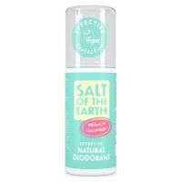 Deodorant spray cu pepene si castravete Salt Of The Earth Pure Aura, 100 ml, Crystal Spring