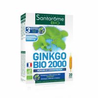Ginkgo Bio 2000, 20 x 10 ml, Santarome