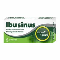 Ibusinus reaceala si gripa, 20 comprimate, Solacium Pharma