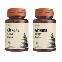 Pachet Ginkana Ginkgo Biloba 40 mg, 30 comprimate, Alevia (1+1)