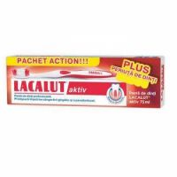 Pasta de dinti medicinala Lacalut Aktiv, 75 ml + Periuta de dinti, Theiss Naturwaren