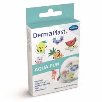 Plasturi rezistenti la apa DermaPlast Kids Aqua fun (535557), 12 bucati, Hartmann