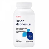 Super Magneziu 400 mg (136912), 90 tablete, GNC