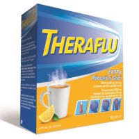 Theraflu Extra raceala si gripa, 650 mg/20 mg/10 mg, 10 plicuri, Gsk