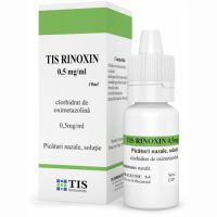 Rinoxin solutie nazala, 0,5 mg/ml,, 10 ml, Tis Farmaceutic