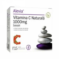 Vitamina C Naturala 1000 mg, 15 plicuri, Alevia
