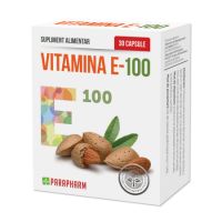 Vitamina E-100, 30 capsule, Parapharm
