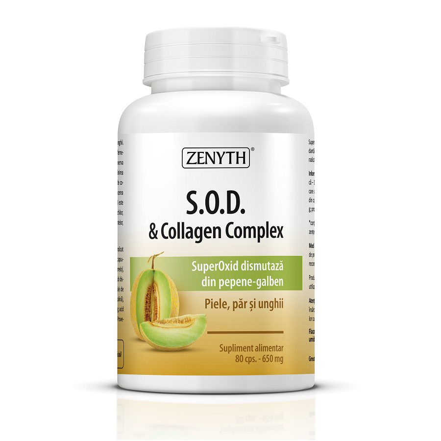 S.O.D. and Collagen Complex, 80 capsule, Zenyrh