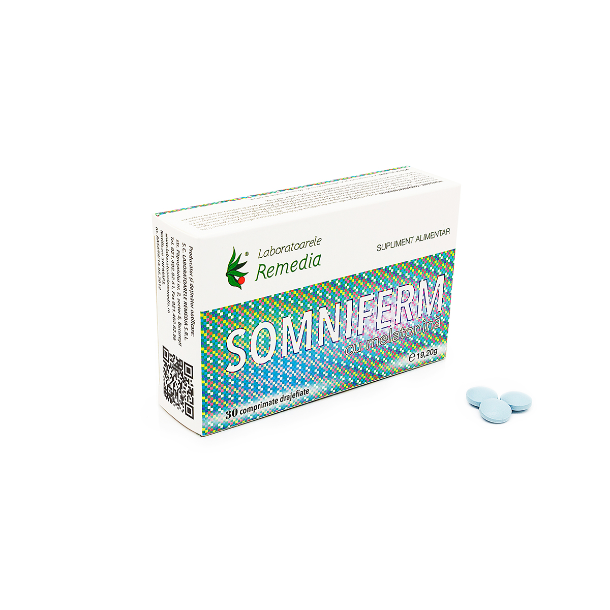 Somniferm+Melatonina, 30 comprimate, Remedia