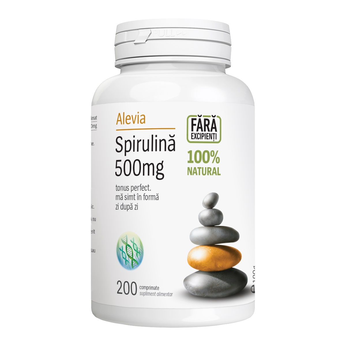 Spirulina 500 mg, 200 comprimate, Alevia