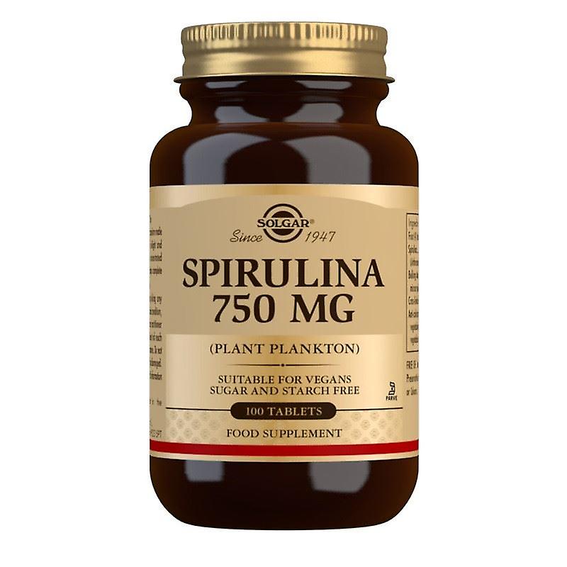 Spirulina 750 mg, 100 tablete, Solgar