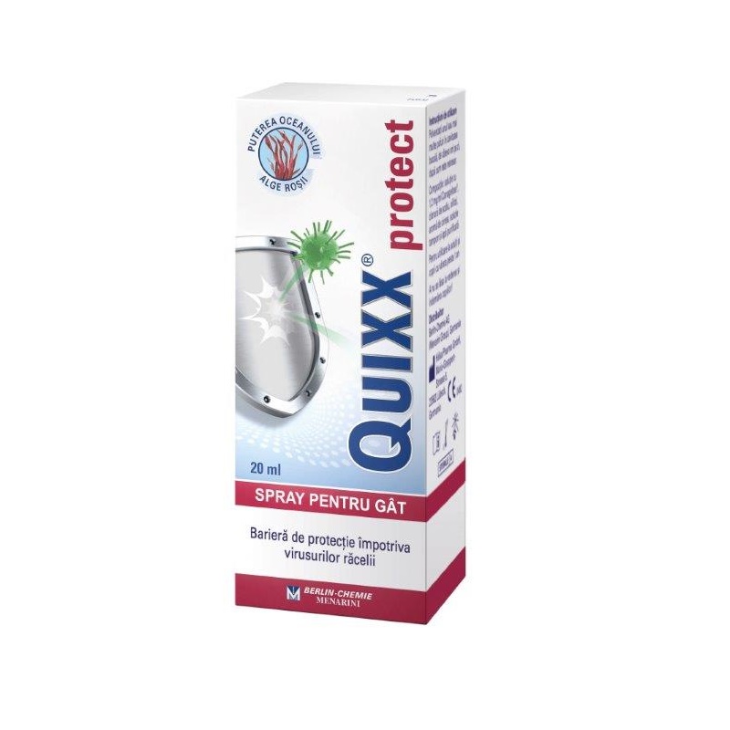 Spray pentru gat Quixx Protect, 20 ml, Berlin-Chemie Ag