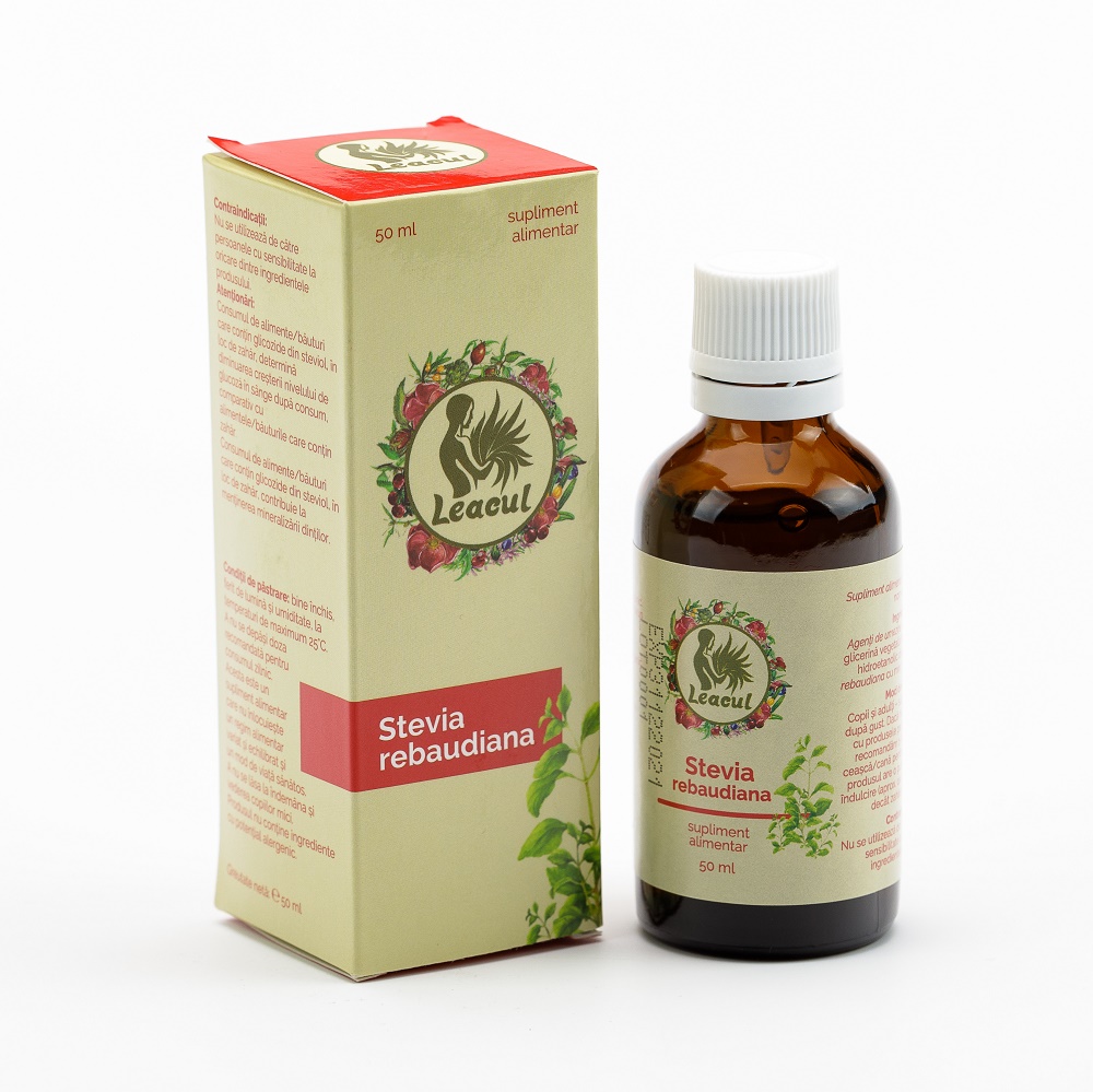 Stevia Rebaudiana Leacul, 50 ml, Solaris