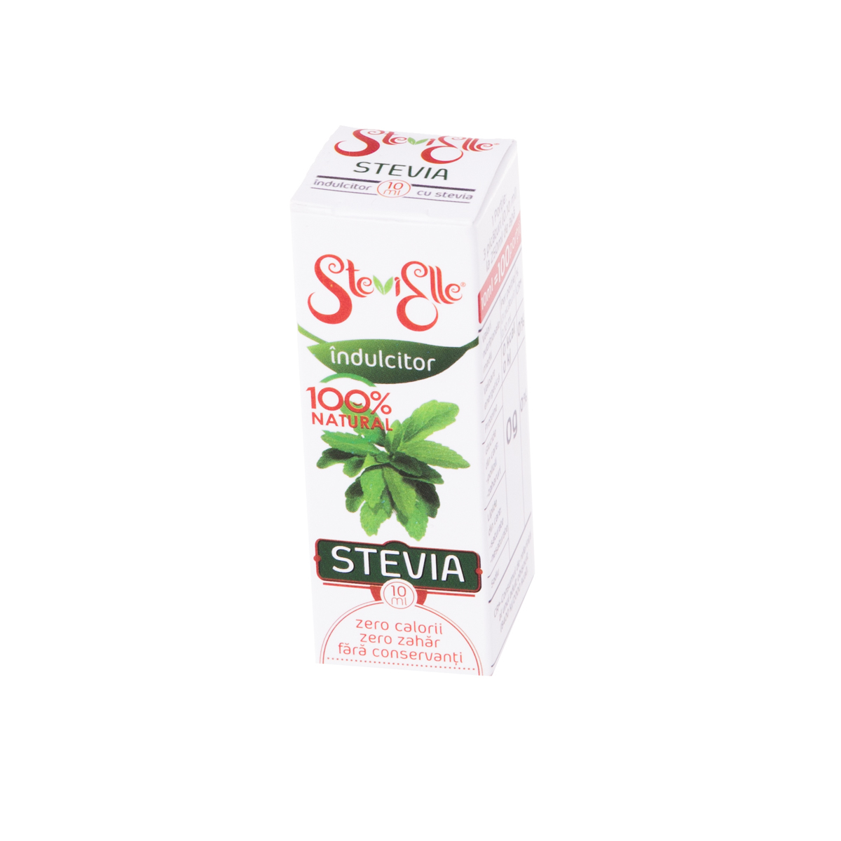 Indulcitor cu Stevia SteviElle, 10 ml, Hermes Natural