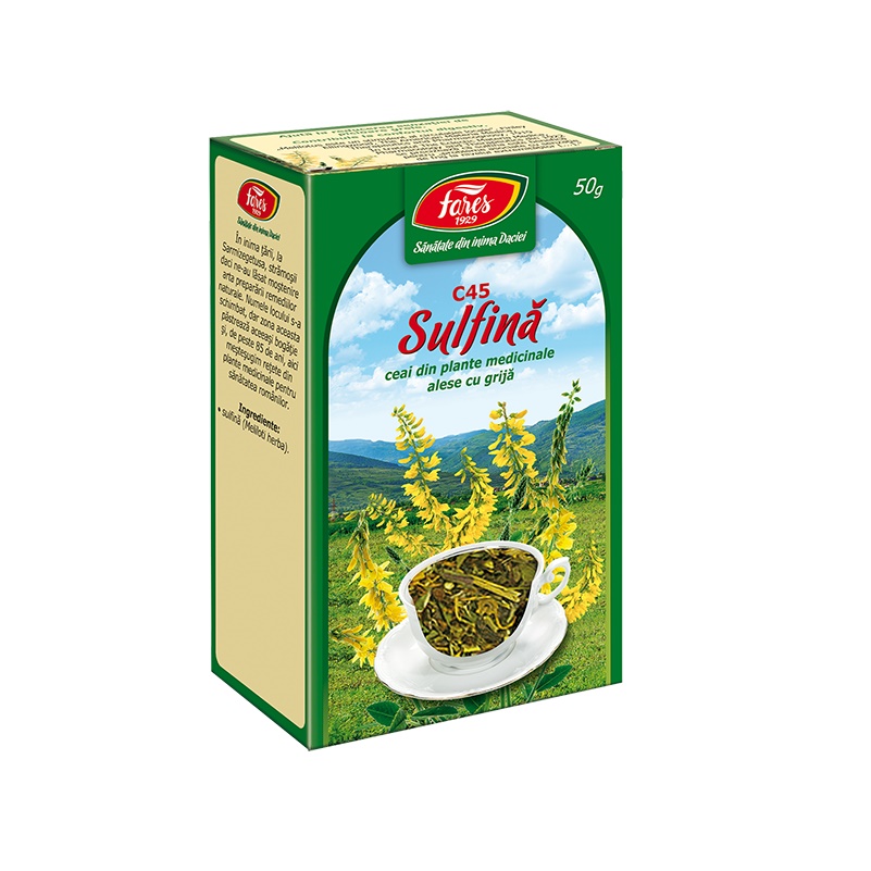 Ceai Sulfina, iarba, C45, 50 g, Fares