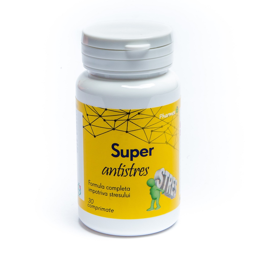 Super Antistres, 30 comprimate, Pharmex