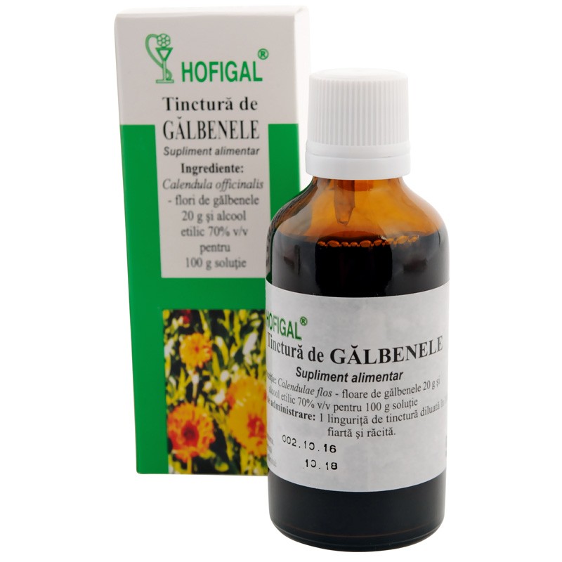 Tinctura de Galbenele, 50 ml, Hofigal