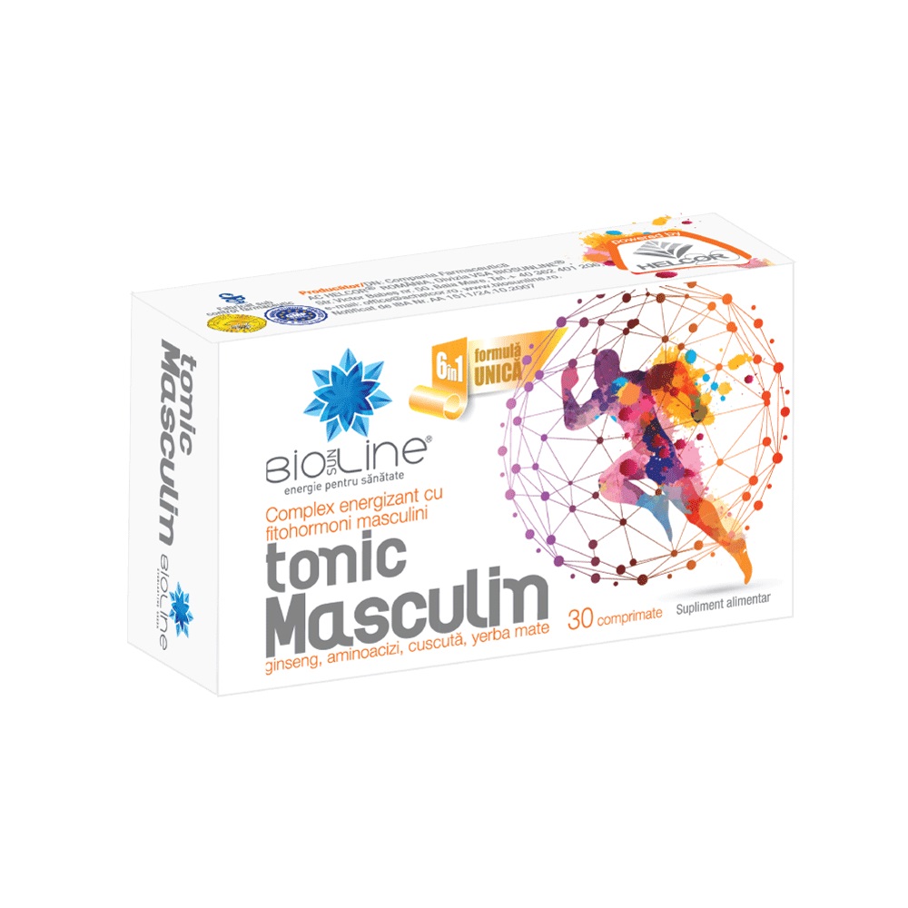 Tonic Masculin, 30 comprimate, Helcor