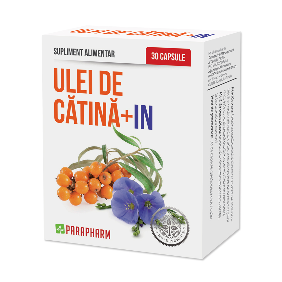 Ulei de Catina + In, 30 capsule, Parapharm