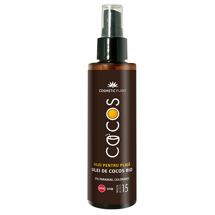 Ulei Cocos SPF 15 Sun, 150 ml, Cosmetic Plant