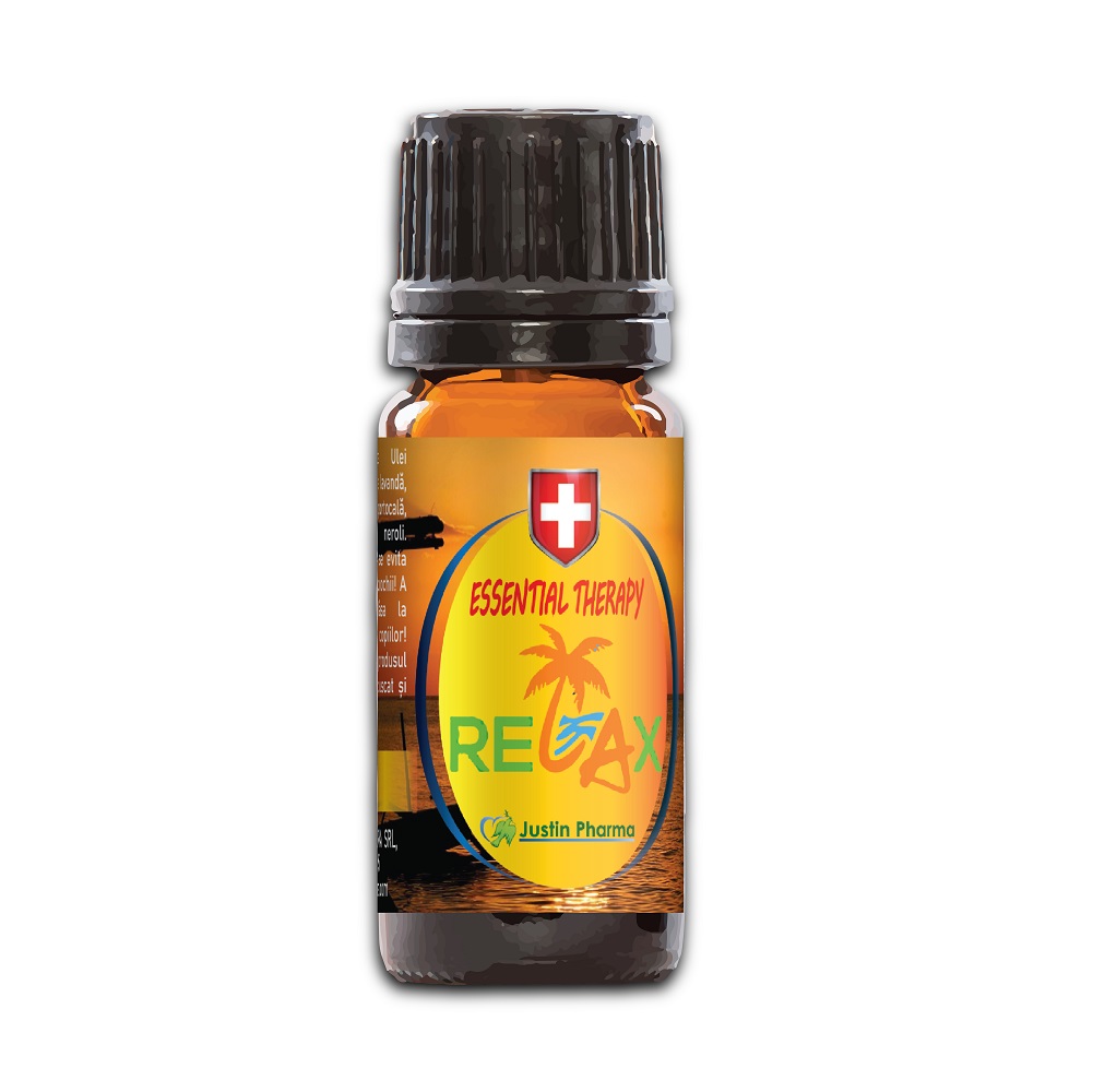 Ulei esential Therapy Relax, 10 ml, Justin Pharma