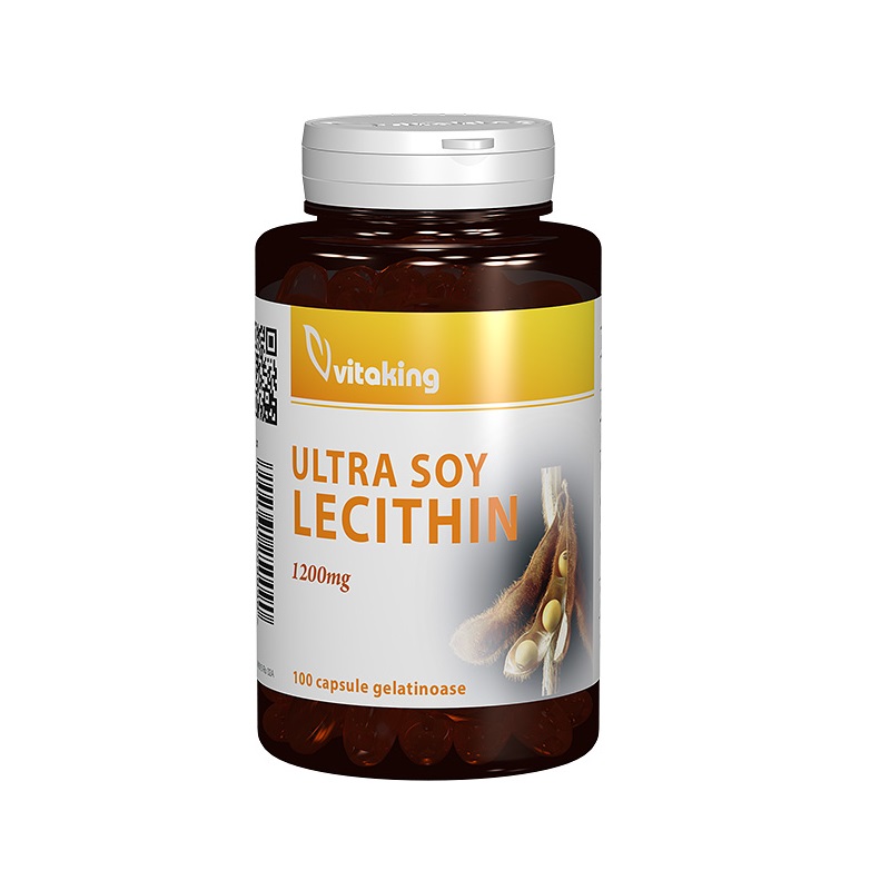 Lecitina Forte, 1200 mg, 100 capsule, Vitaking