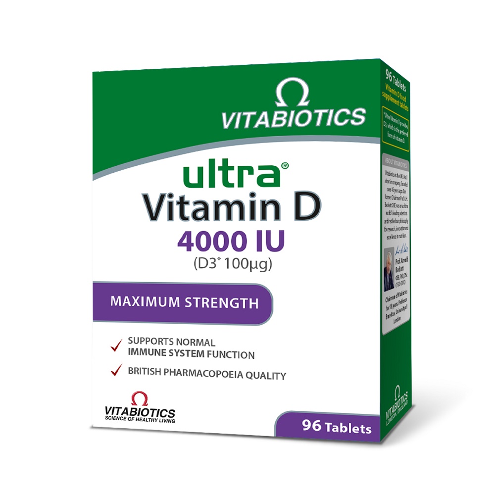 Ultra Vitamina D3 4000 U.I., 96 tablete, Vitabiotics
