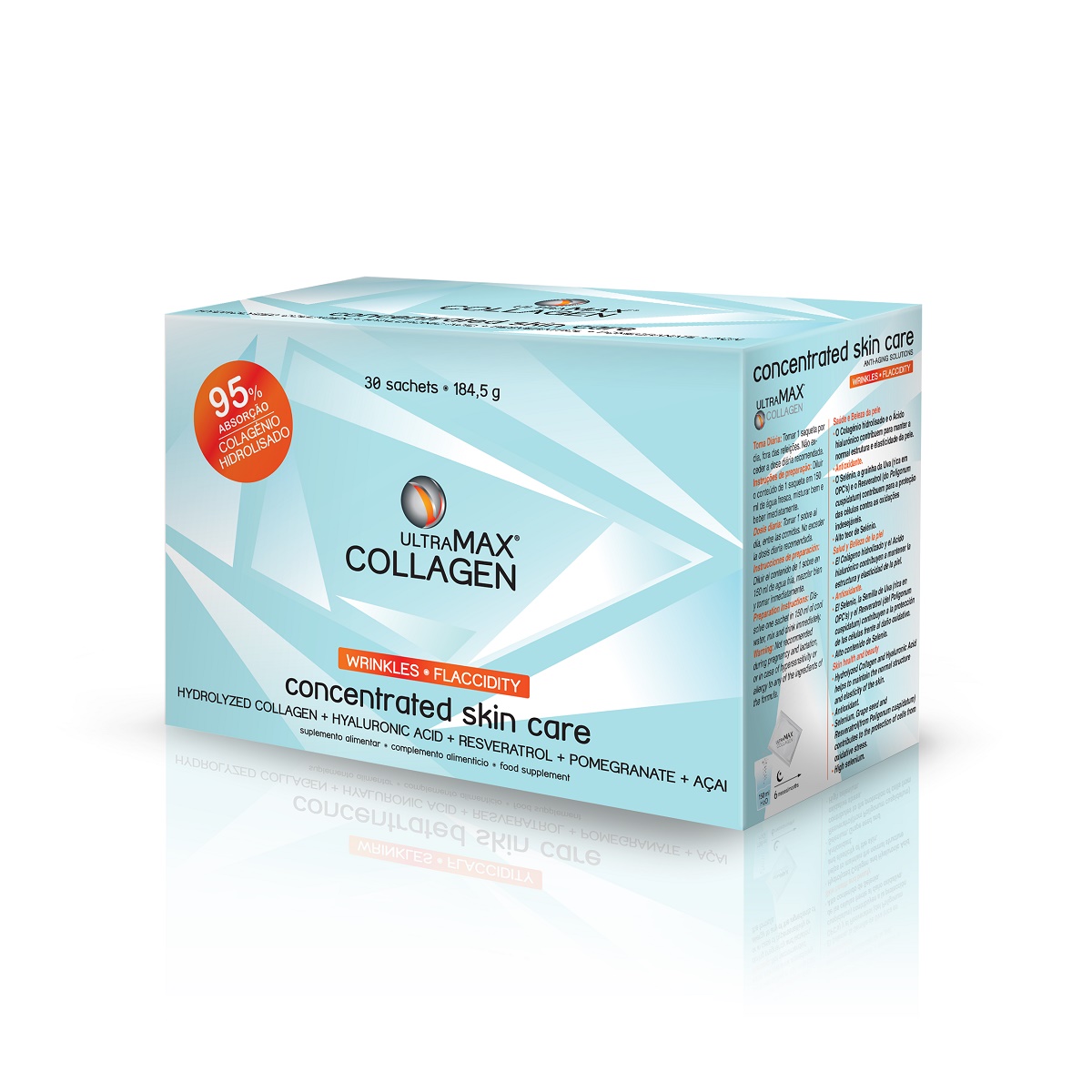 Supliment antirid cu colagen Collagen Express, 10 plicuri, Biocyte | gandlicitat.ro