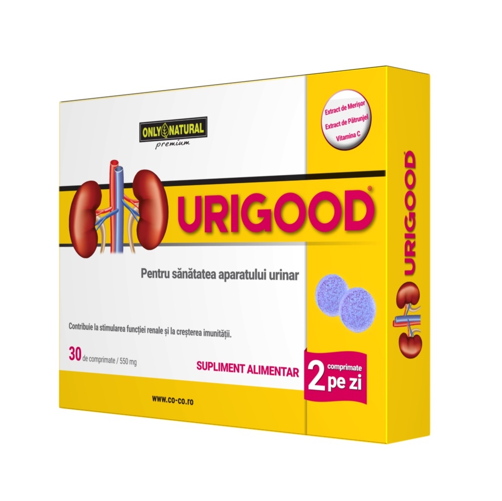 Urigood 550mg, 30 comprimate, Only Natural  