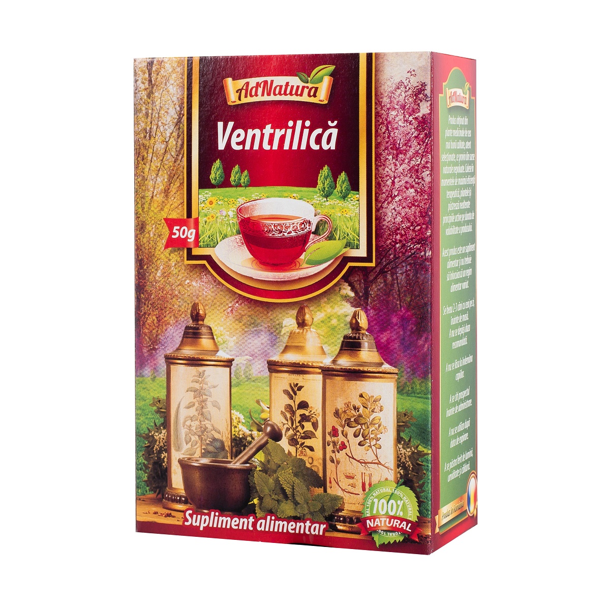 Ceai de Ventrilica, 50 g, AdNatura