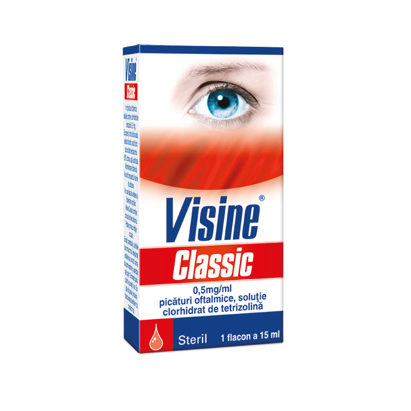 Visine Classic picaturi oftalmice, 0,5 mg/ml, 15 ml, Johnson&Johnson