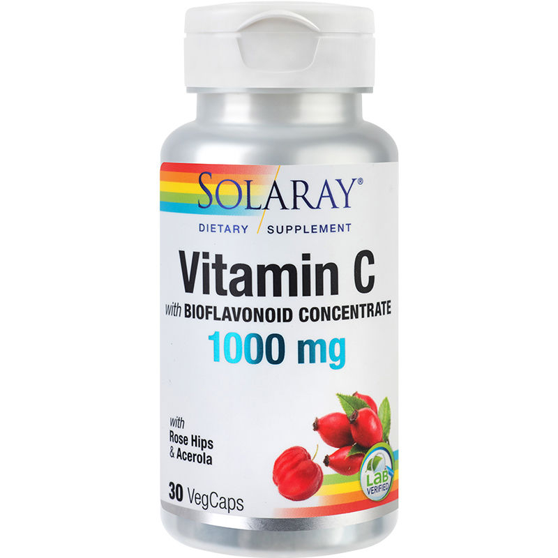 Vitamin C Solaray, 30 capsule, Secom