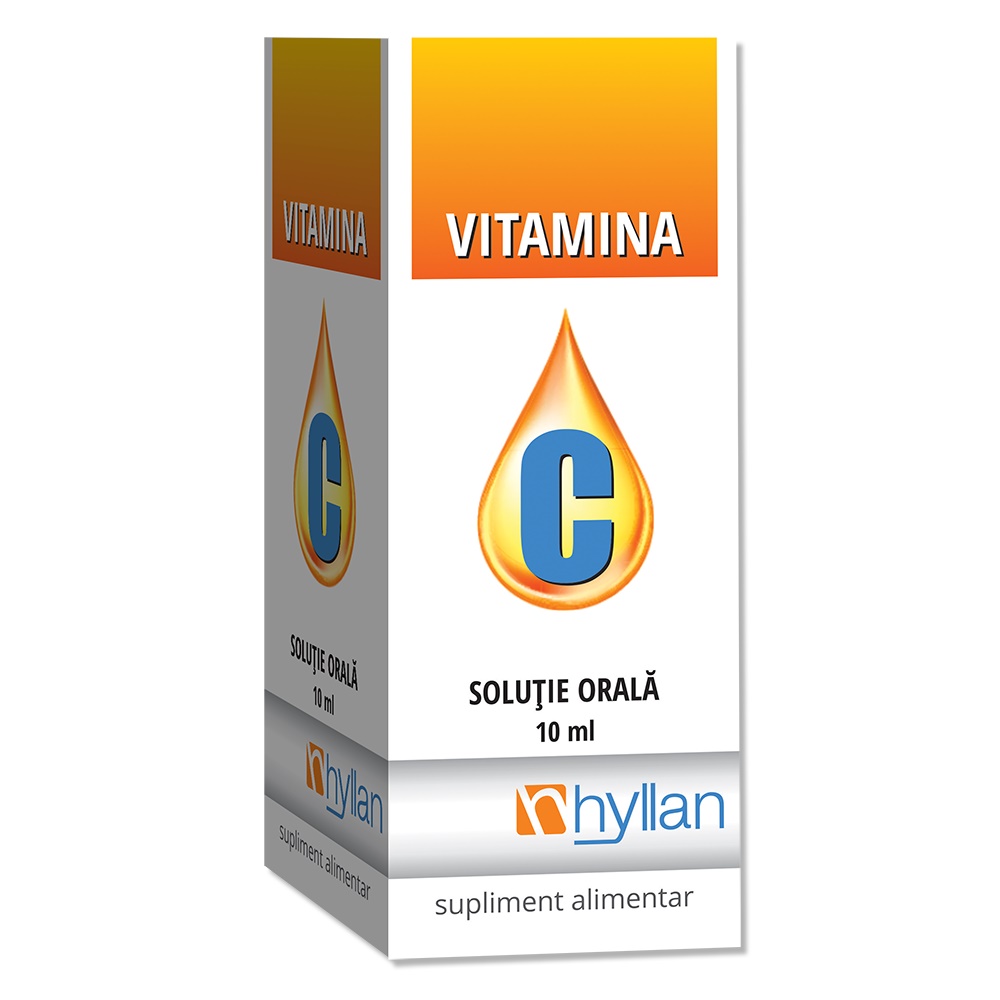 Vitamina C solutie orala, 10 ml, Hyllan