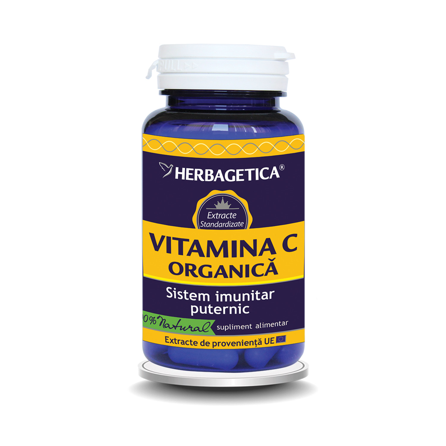 Vitamina C Organica, 60 capsule, Herbagetica